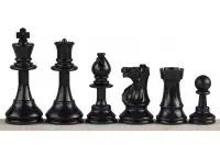 Figuras de ajedrez Club Staunton no 6, crema/negro (rey 96 mm)